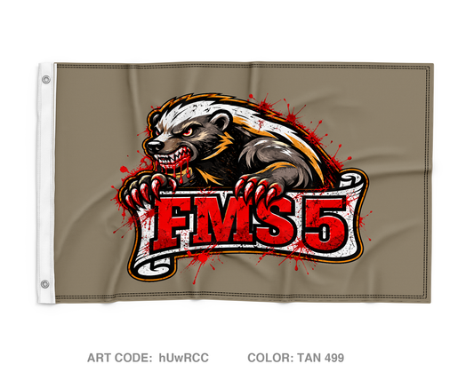 FMS5 Wall Flag - hUwRCC