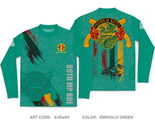 89th MP BDE Core Men's LS Performance Tee - XvEwNV