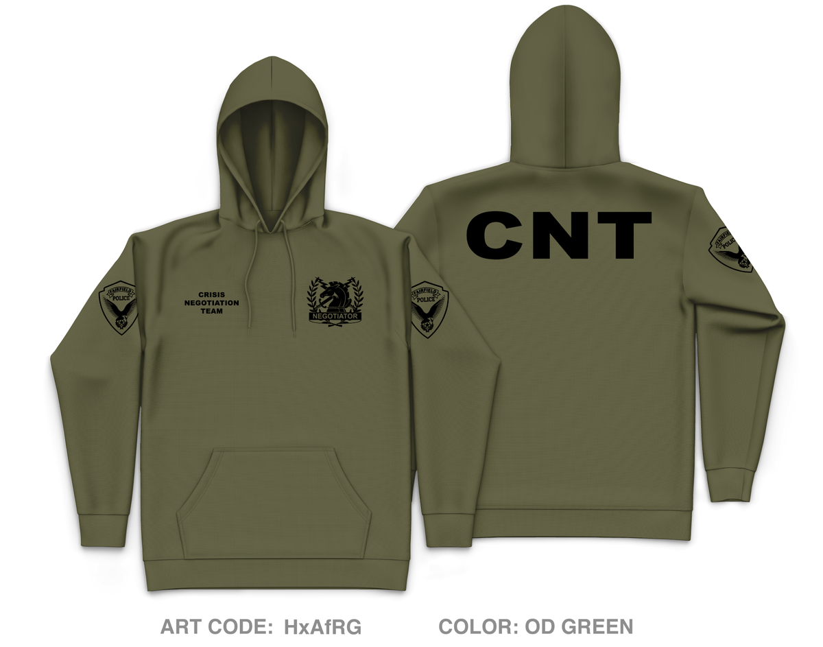Crisis negotiations unit Core Men's Hooded Performance Sweatshirt - HxAfRG