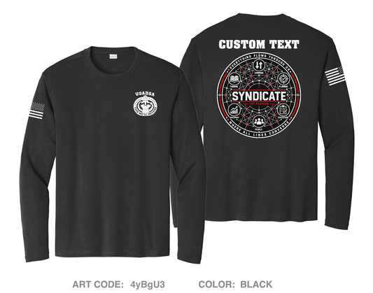 CUSTOM Syndicate Hi-Tech Performance Unisex LS Tee - 4yBgU3