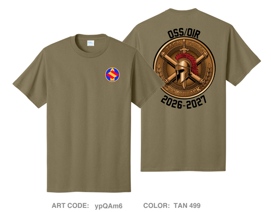 HHB 142nd Field Artillery Brigade Comfort Unisex Cotton SS Tee - ypQAm6