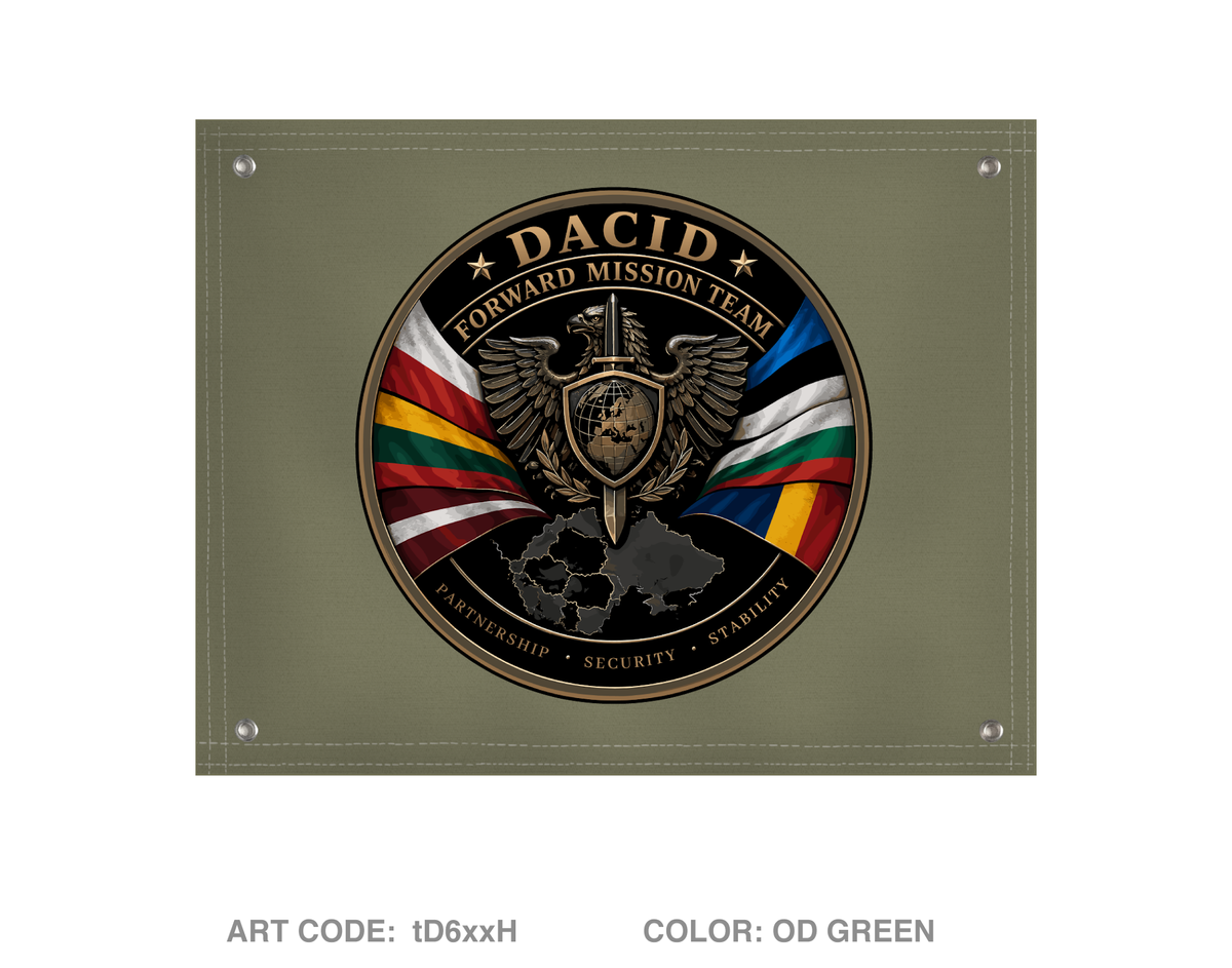 DACID Forward Missions Banner Flag - tD6xxH