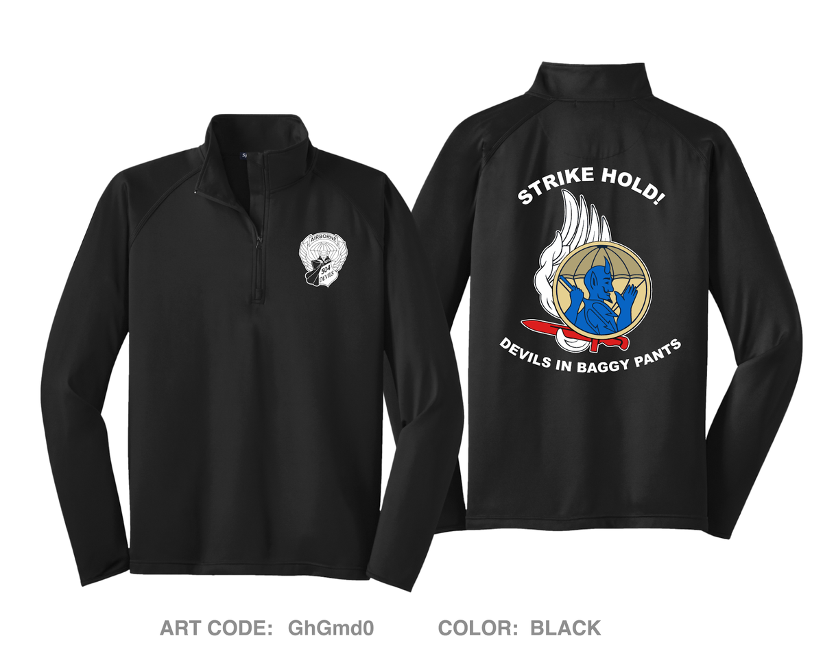 3-504 IN (A) Hi-Tech Performance Quarter-Zip Fleece Jacket - GhGmd0