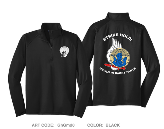 3-504 IN (A) Hi-Tech Performance Quarter-Zip Fleece Jacket - GhGmd0