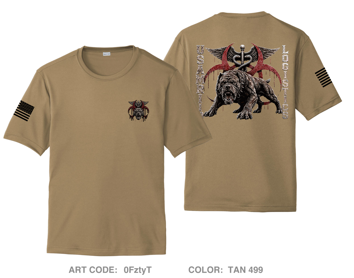 USAMRIID Logistics Hi-Tech Performance Unisex SS Tee - 0FztyT