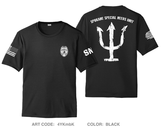 WA Department of Corrections Hi-Tech Performance Unisex SS Tee - 4YKmbK