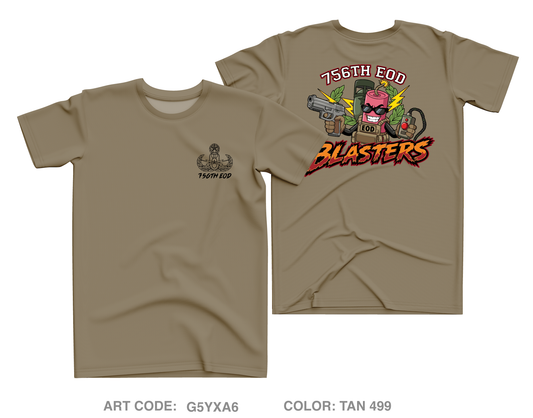 756 EOD Company Core Men's SS Performance Tee - G5YXA6