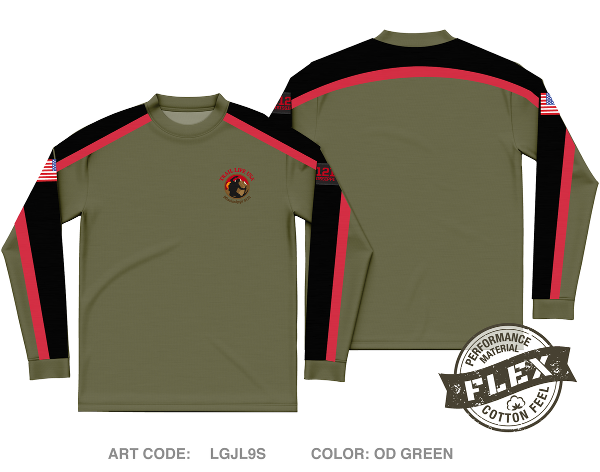 Trail Life USA Core Men's LS Flex Performance Tee - LGJL9S