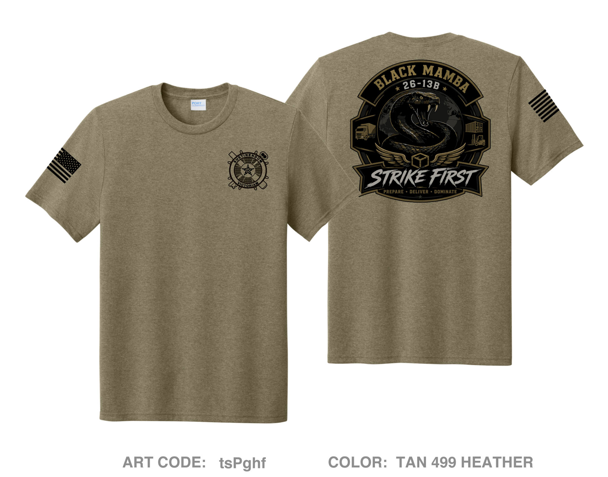 26-13B Black Mambas Fundraising Collection Comfort Unisex Triblend SS Tee - tsPghf