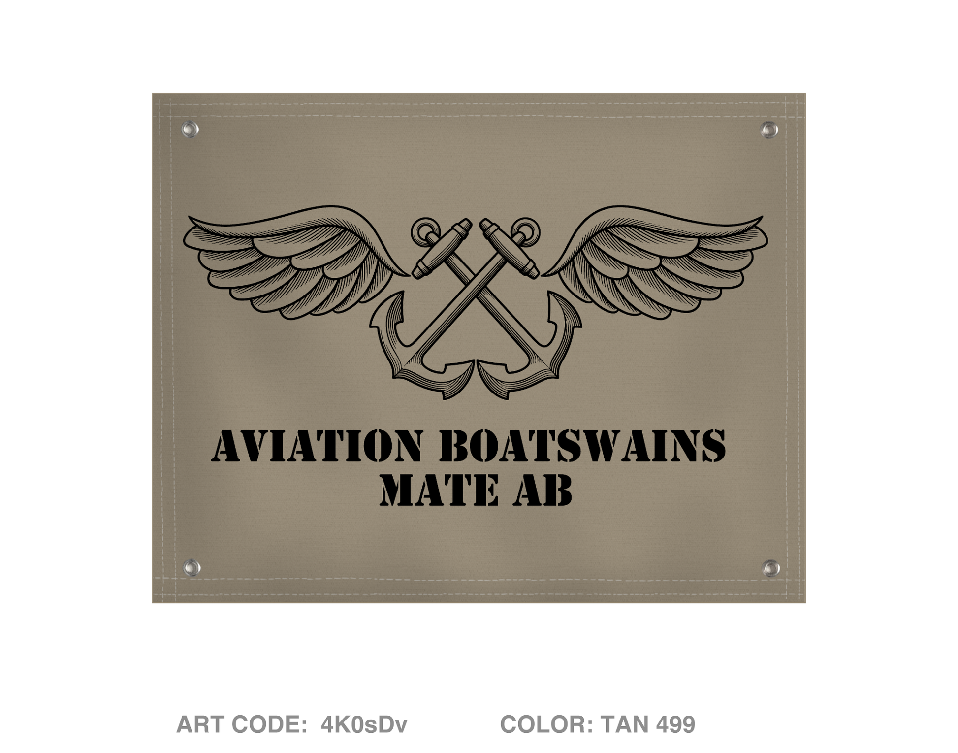 Aviation Boatswains Mate AB Banner Flag - 4K0sDv