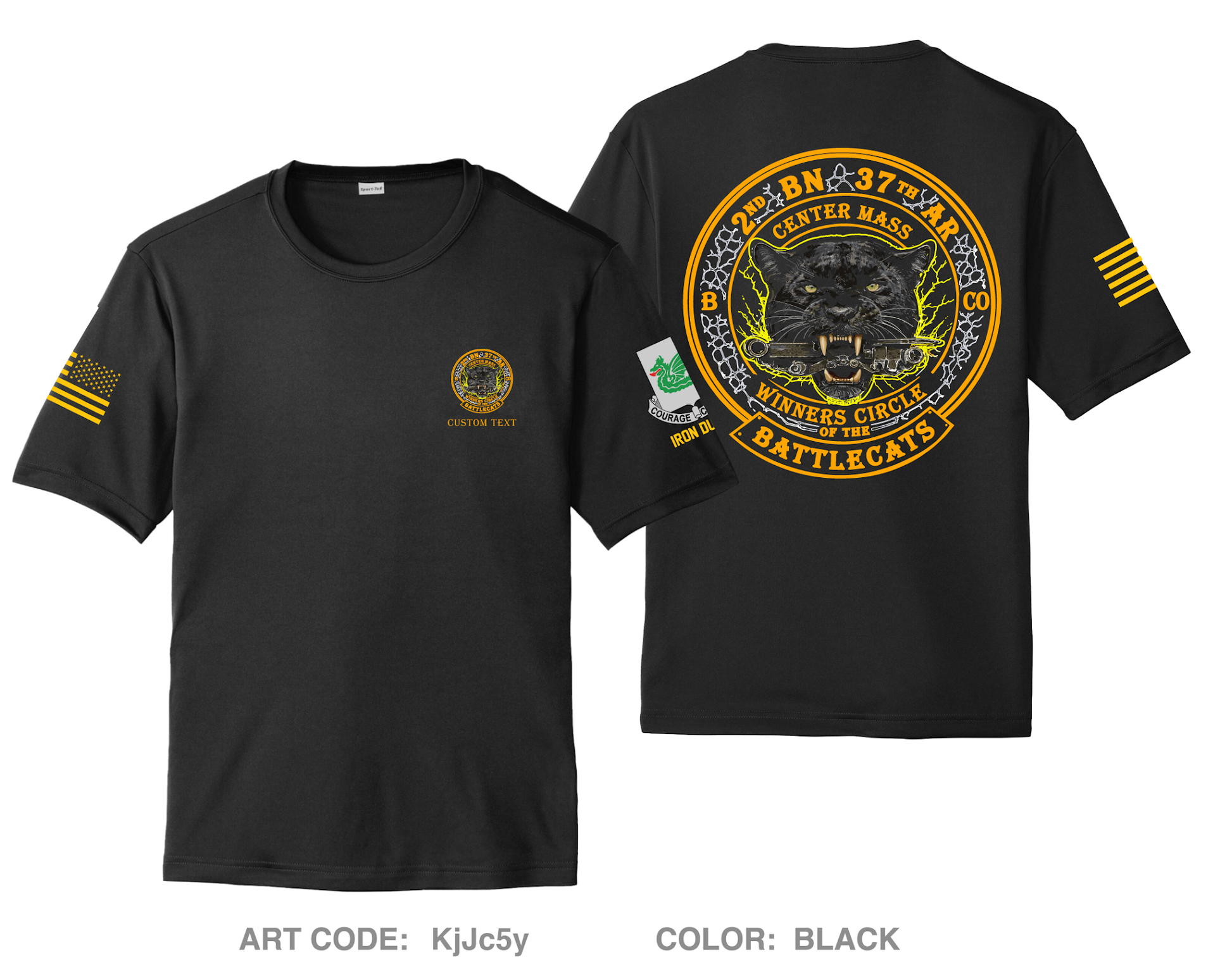 CUSTOM 2-37 / BattleCat Hi-Tech Performance Unisex SS Tee - KjJc5y