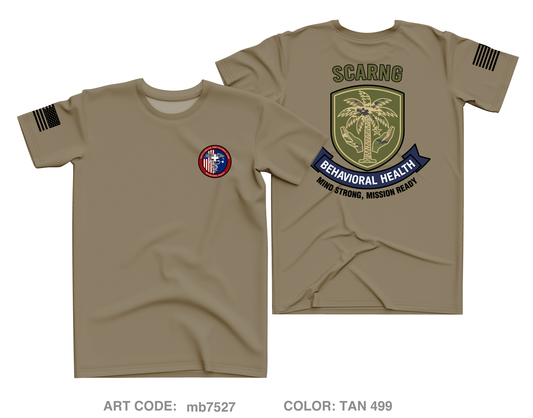 South Carolina Army National Guard (SCARNG) Behavioral Health Section Core Men's SS Performance Tee - mb7527