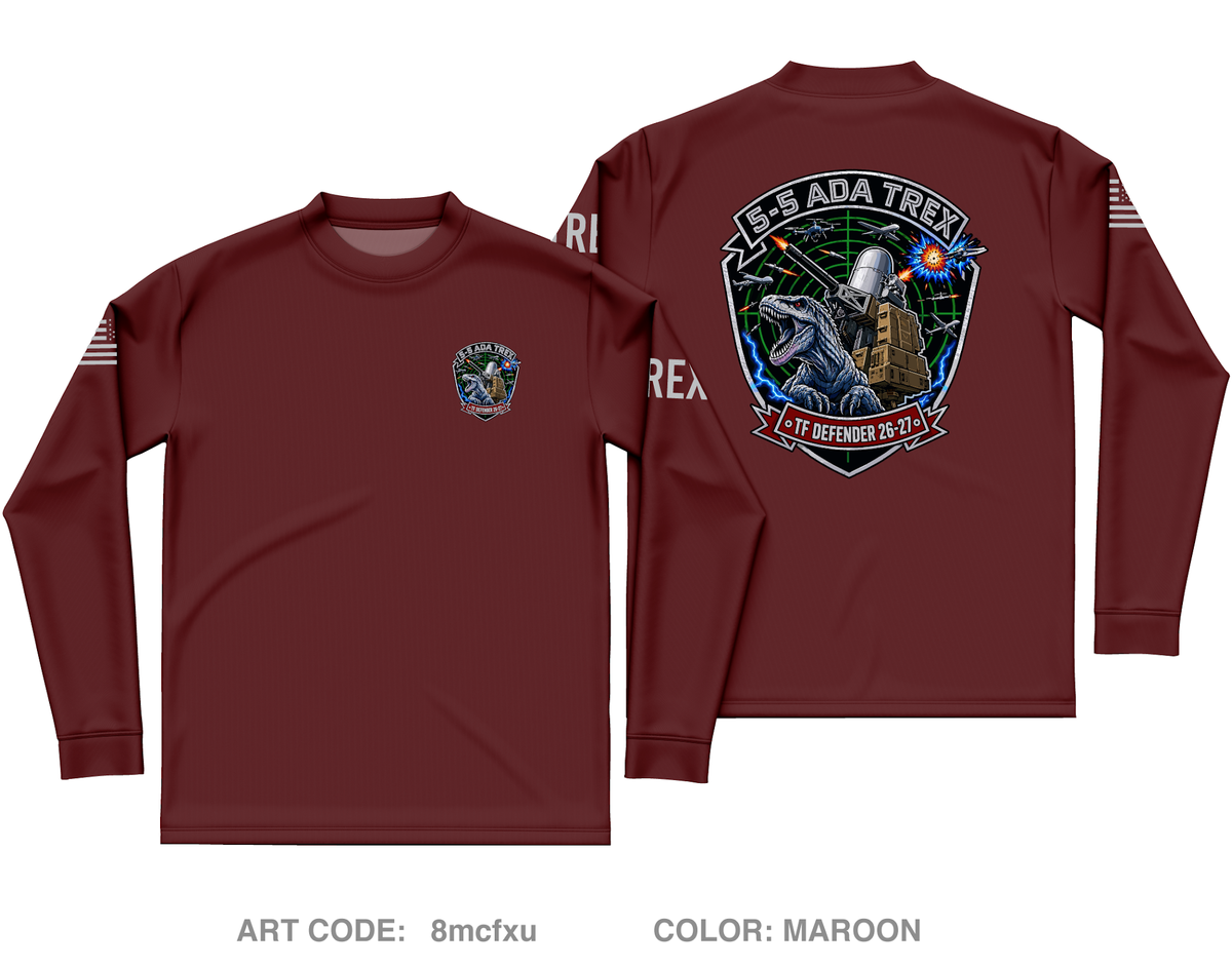 5-5 ADA BN Core Men's LS Performance Tee - 8mcfxu