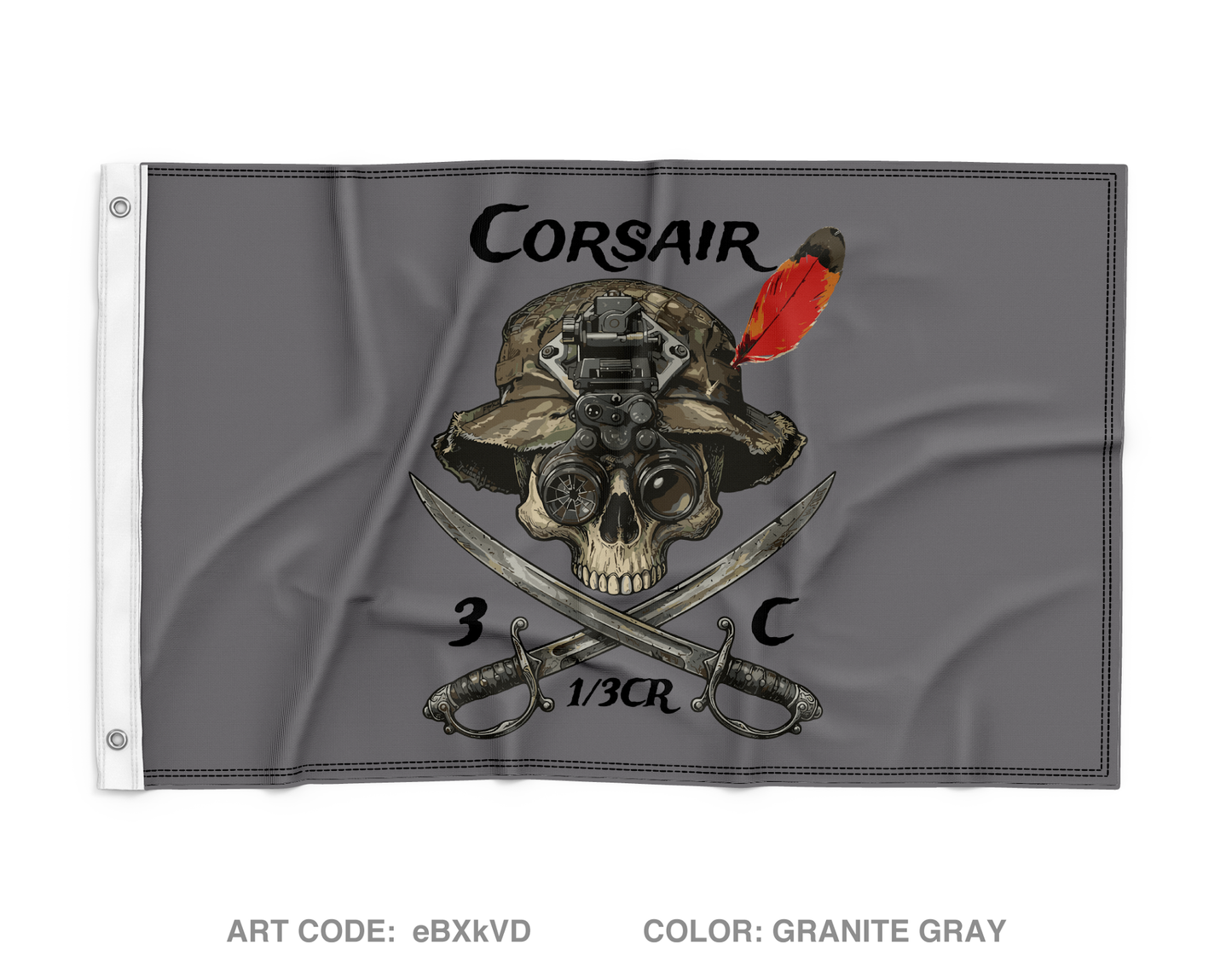Trench line gear Wall Flag - eBXkVD