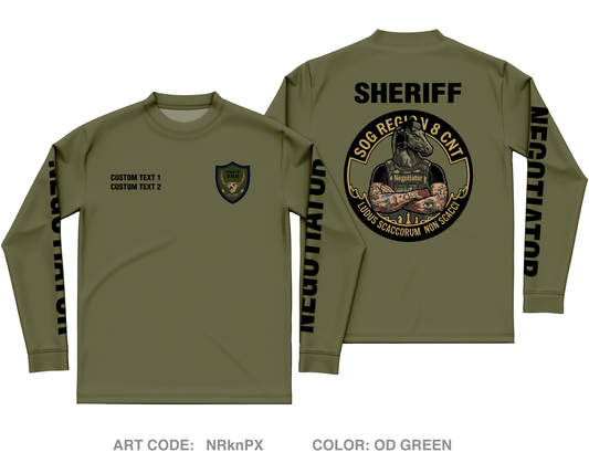CUSTOM Region 8 HNT Core Men's LS Performance Tee - NRknPX