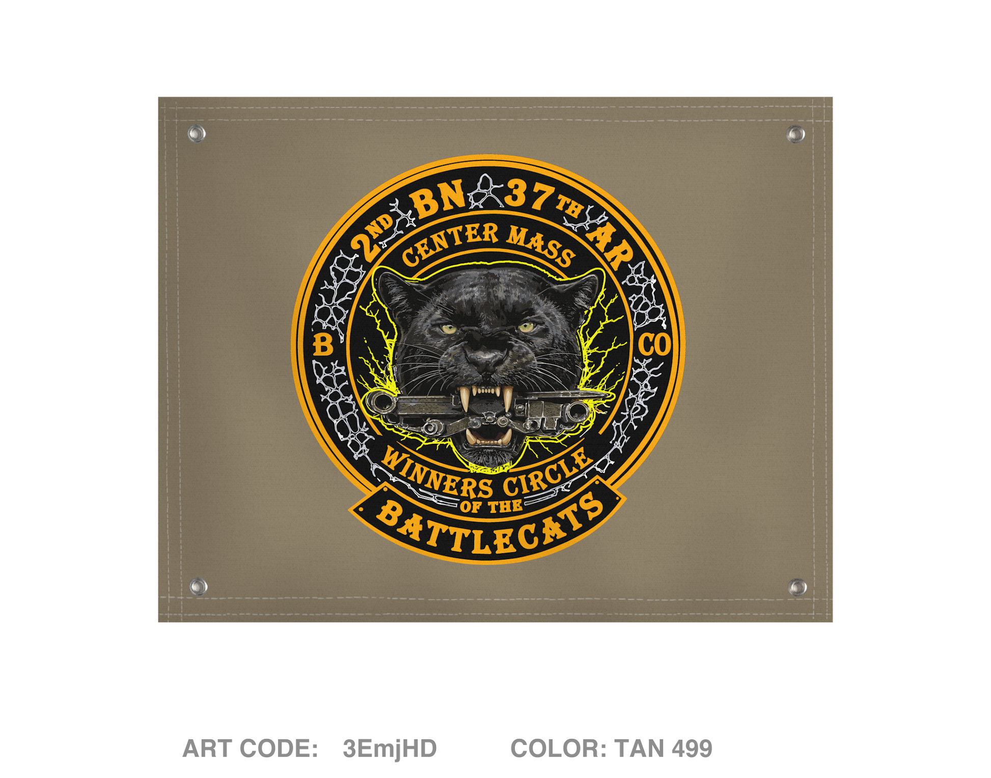 2-37 / BattleCat Banner Flag - 3EmjHD
