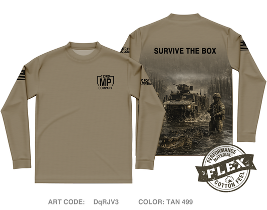 133rd MP Company Core Men's LS Flex Performance Tee - DqRJV3
