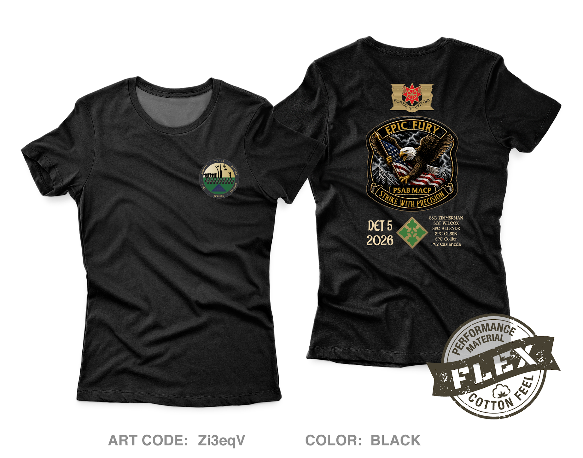 PSAB Team Core Women's SS Flex Performance Tee - Zi3eqV