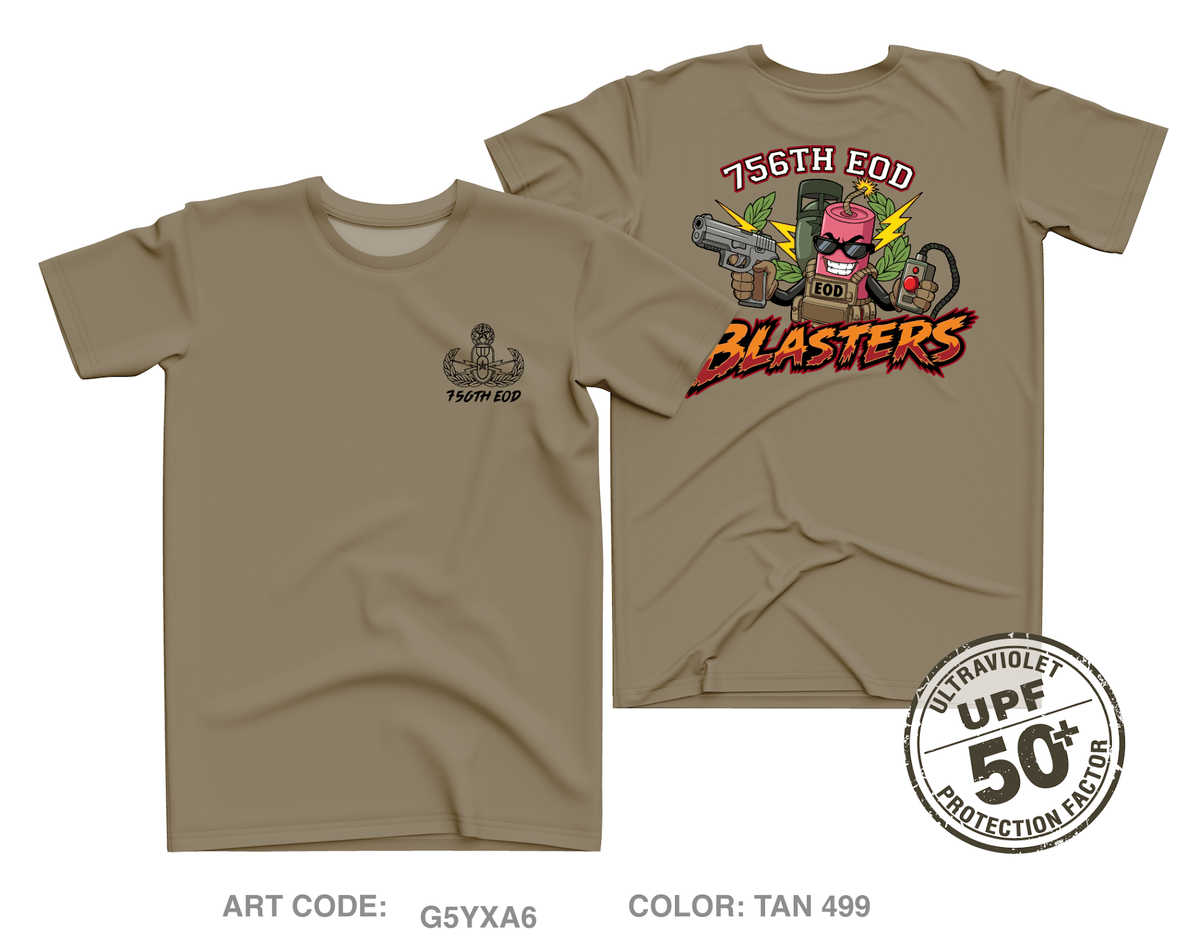 756 EOD Company Core Men's UPF 50+ Performance SS Tee - G5YXA6