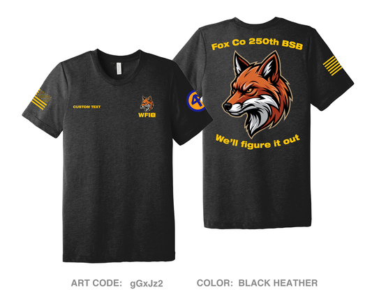 CUSTOM Fox Co 250th BSB Comfort Unisex Triblend SS Tee Fundraising Collection - gGxJz2