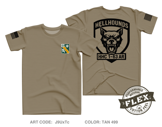 HHC 1-63 AR Core Men's SS Flex Performance Tee - J9UxTc