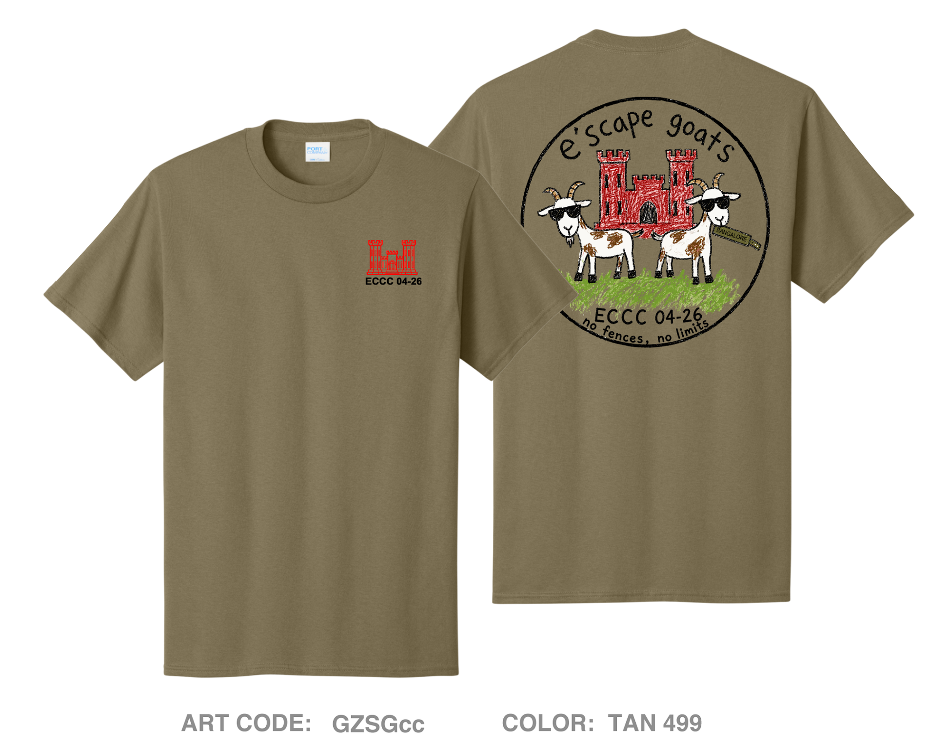 Team Echo Comfort Unisex Cotton SS Tee - GZSGcc