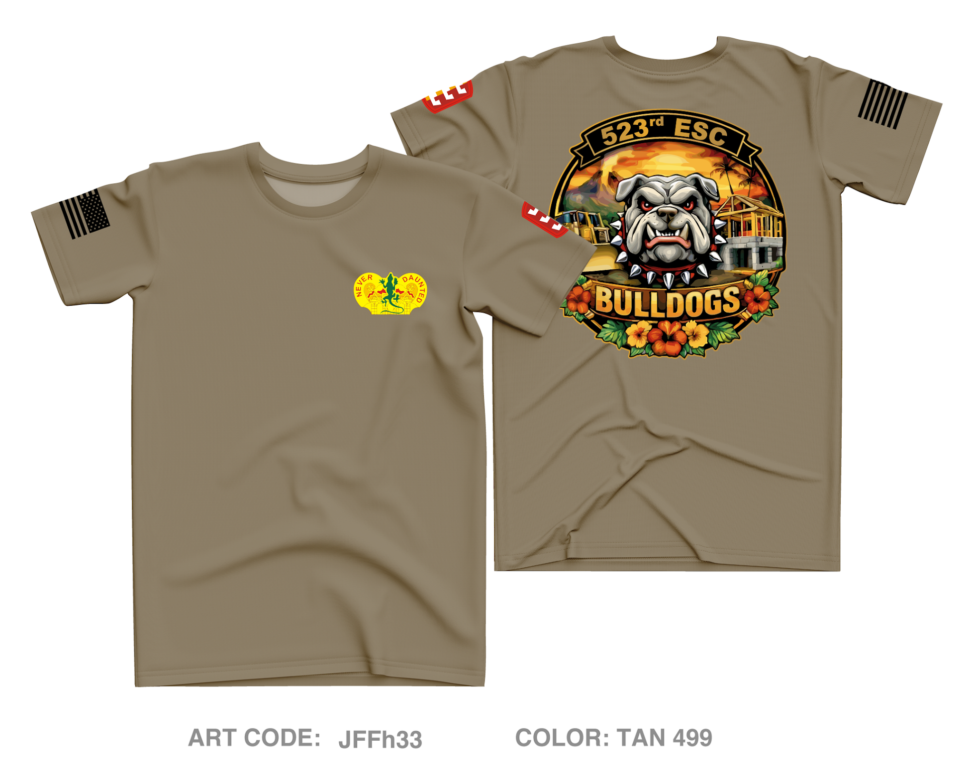 523rd ESC Store 1 Core Men's SS Performance Tee - JFFh33