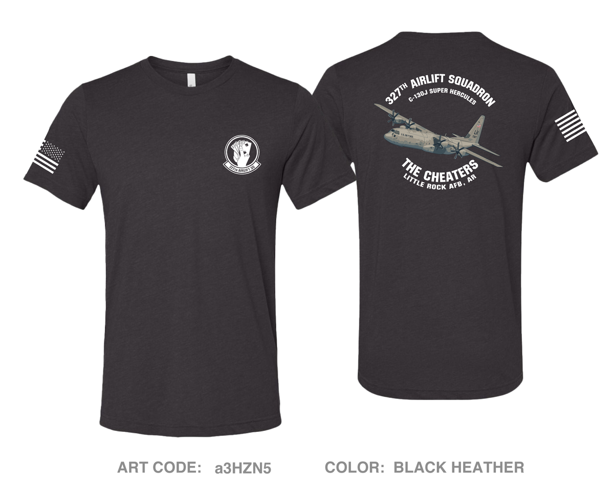 327th Airlift Squadron Comfort Unisex Triblend SS Tee - a3HZN5