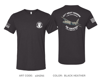 327th Airlift Squadron Comfort Unisex Triblend SS Tee - a3HZN5