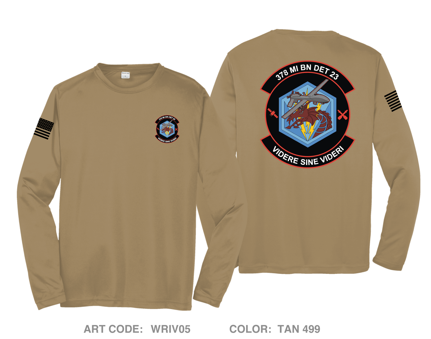 378th MI Hi-Tech Performance Unisex LS Tee - WRIV05