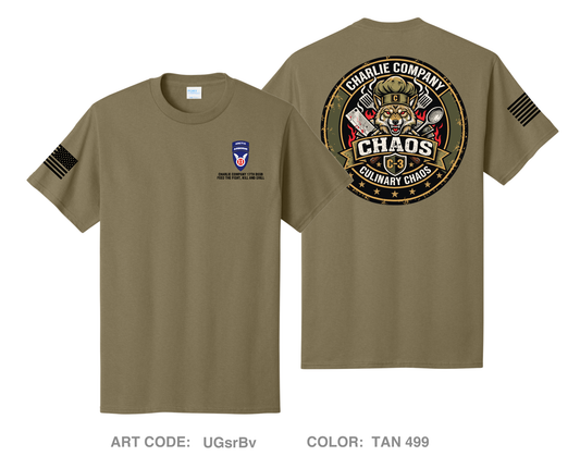 Charlie Company, 17th DSSB Comfort Unisex Cotton SS Tee - UGsrBv