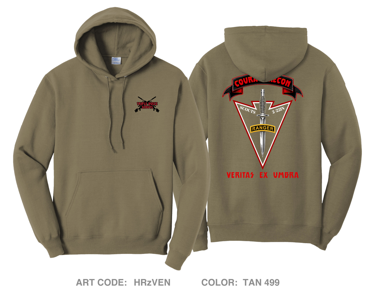 2-22 Scouts Comfort Unisex Hooded Sweatshirt - HRzVEN