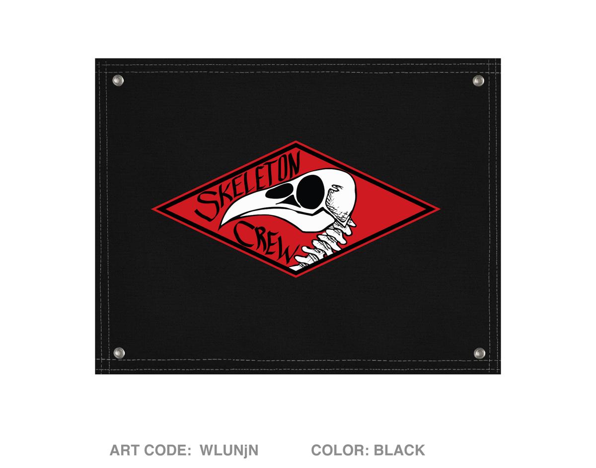 Crow PLT/3-319 AFAR Banner Flag - WLUNjN