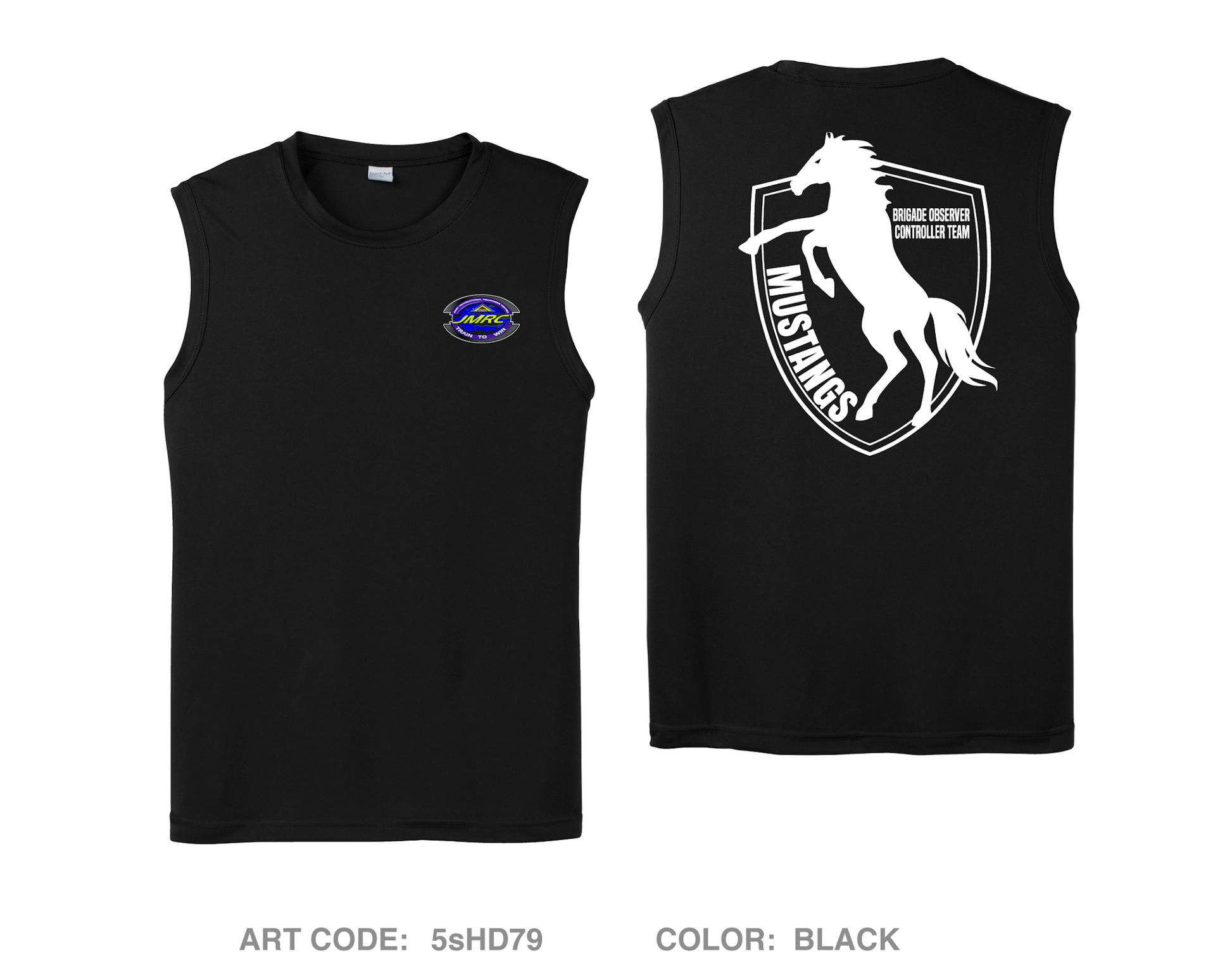 JMRC Mustang Team Hi-Tech Performance Tank Top - 5sHD79