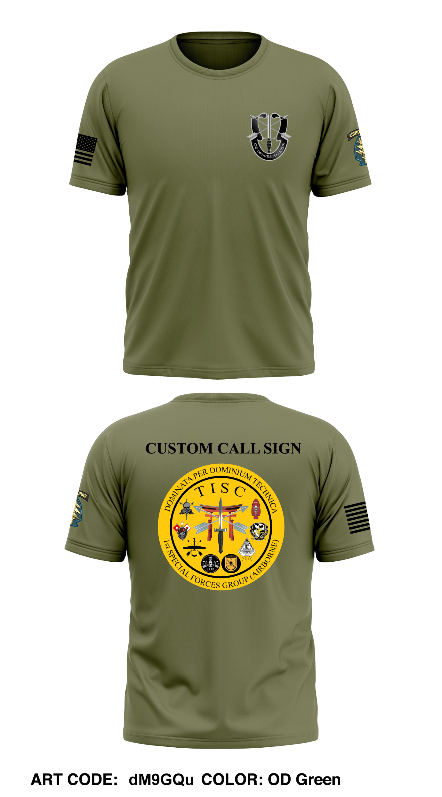 CUSTOM 1 SFG (A) GSB TISC Core Men's SS Performance Tee - dM9GQu