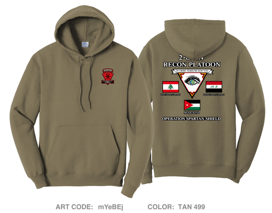 2-87IN Recon PLT Comfort Unisex Hooded Sweatshirt - mYeBEj