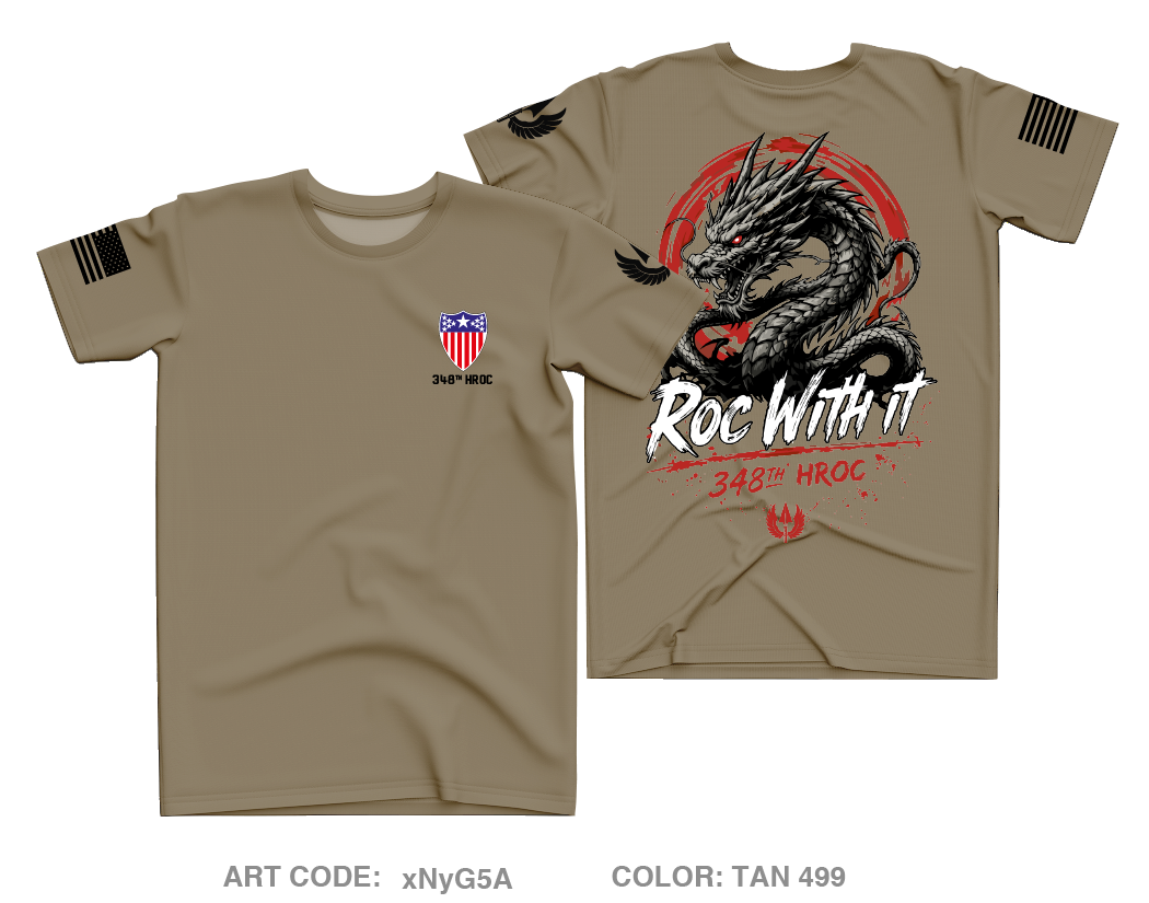 348TH HROC Core Men's SS Performance Tee - xNyG5A