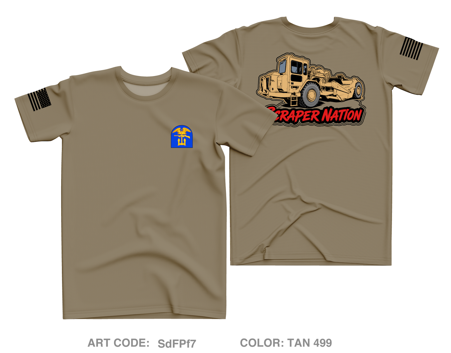 HSD, A Co, 554th EN BN Core Men's SS Performance Tee - SdFPf7