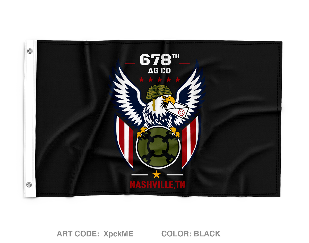 678 ag Co Wall Flag - XpckME