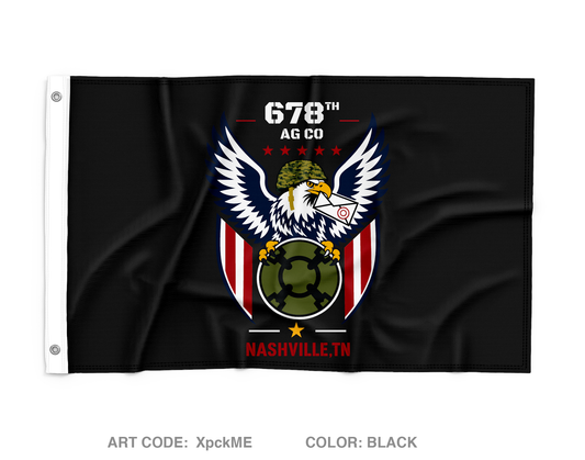 678 ag Co Wall Flag - XpckME