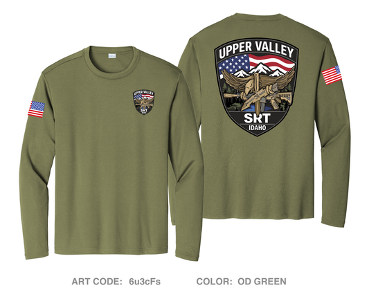 Upper Valley SWAT Team Hi-Tech Performance Unisex LS Tee - 6u3cFs