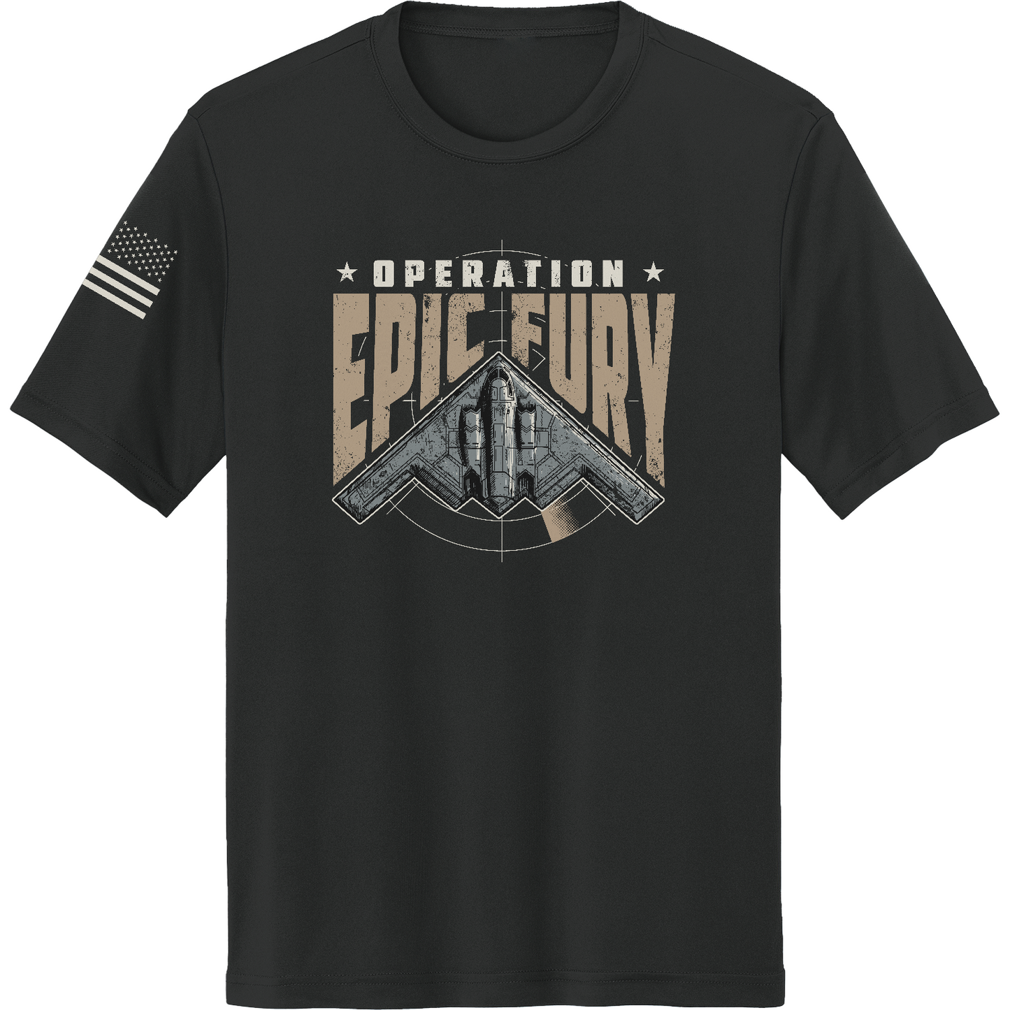 CUSTOM Operation Epic Fury Hi-Tech SS Performance Tee - Stealth