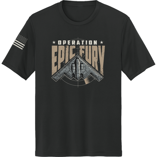 CUSTOM Operation Epic Fury Hi-Tech SS Performance Tee - Stealth