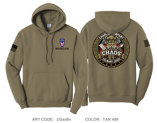 Charlie Company, 17th DSSB Comfort Unisex Hooded Sweatshirt - UGsrBv