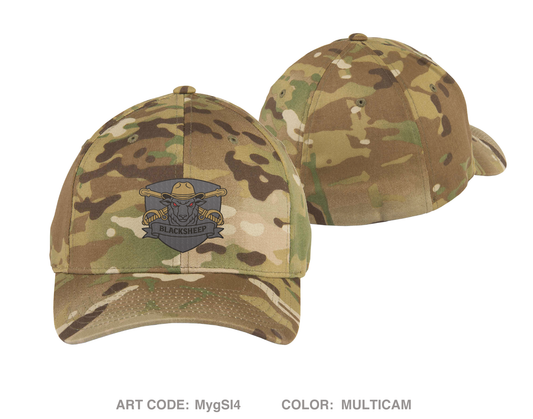 B Trp 1/124 CAVALRY Embroidered Flexfit Cap - MygSI4