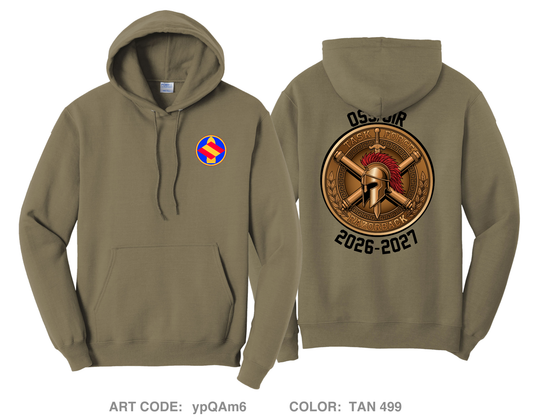 HHB 142nd Field Artillery Brigade Comfort Unisex Hooded Sweatshirt - ypQAm6