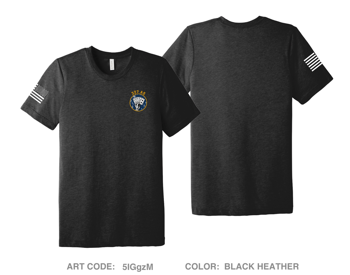 327th Airlift Squadron Comfort Unisex Triblend SS Tee - 5IGgzM