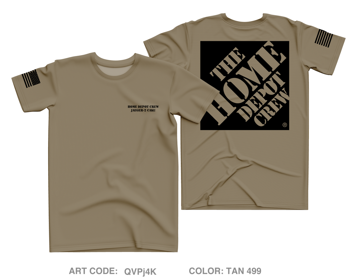 Home Depot Crew Core Men's SS Performance Tee - QVPj4K