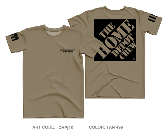 Home Depot Crew Core Men's SS Performance Tee - QVPj4K