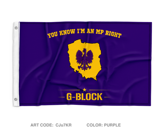 Glebokie Squad Wall Flag - CJu7KR